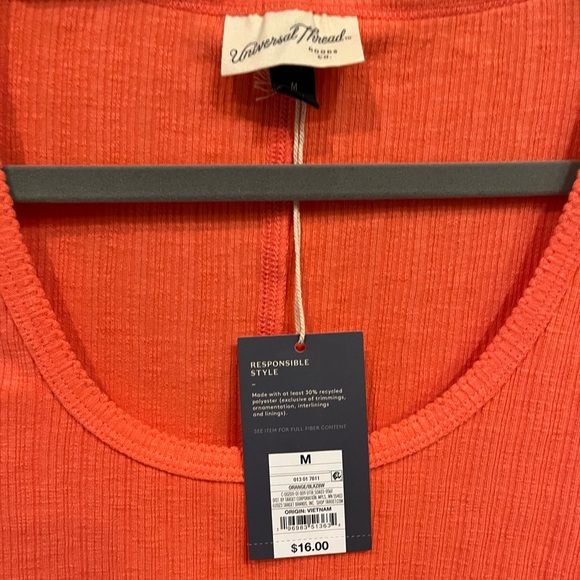 Orange fitted tshirt - Picture 3 of 4